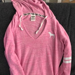 Pink hoodie